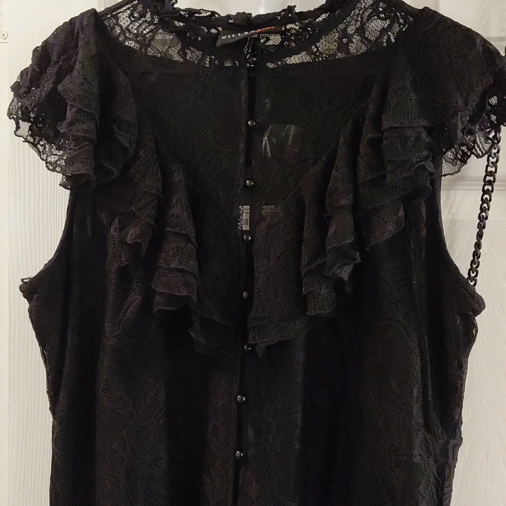 KILLSTAR VAMPIRES BALL 3XL CUSTOM BLACK LACE FULLY LINED TO KNEE - Picture 11 of 13